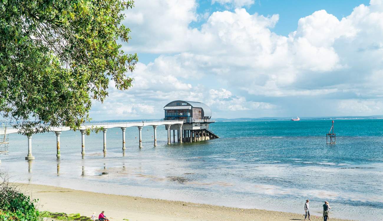 The lifeboat station at Bembridge is an iconic landmark.
