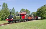 The steam train is great fun for all the family.