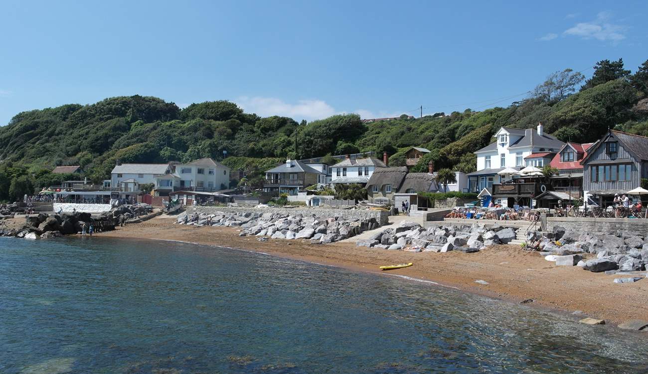 Steephill Cove is a pretty place and the cafe serves great crab pasties.