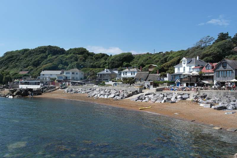 Steephill Cove is a pretty place and the cafe serves great crab pasties.