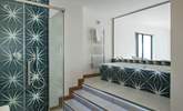 The en suite is a real luxury with a separate shower and LED lit steps leading up to the bath, so you can change the colour to suit your mood. - Thumbnail Image