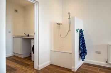 Your four-legged friends even have their own shower!