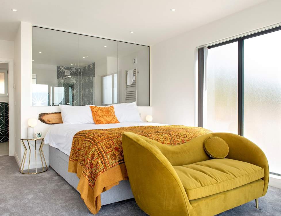 Bedroom 2 is quite simply gorgeous with the most fantastic en suite bathroom.