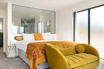 Bedroom 2 is quite simply gorgeous with the most fantastic en suite bathroom.