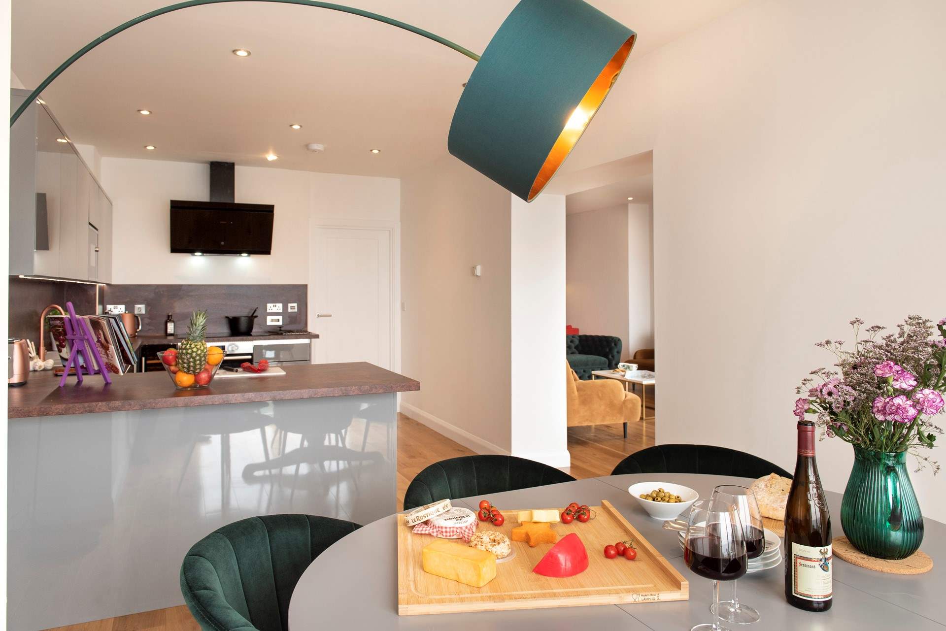 Time for cheese and wine!