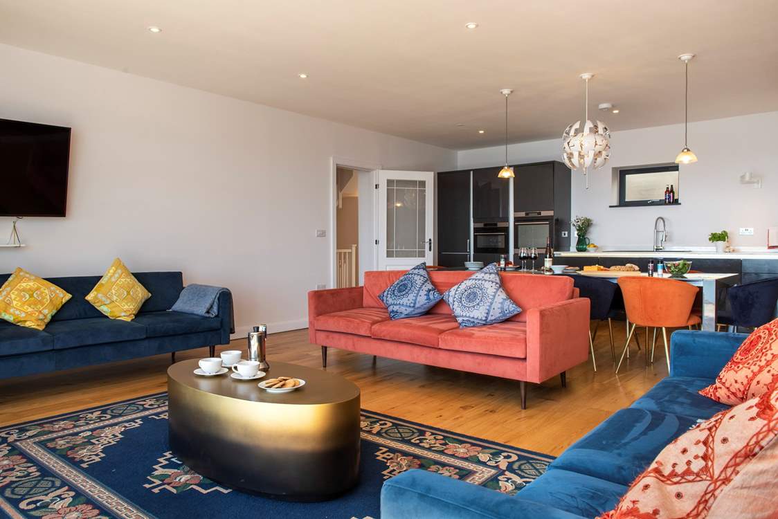 The open plan living-room will ensure you enjoy time together.