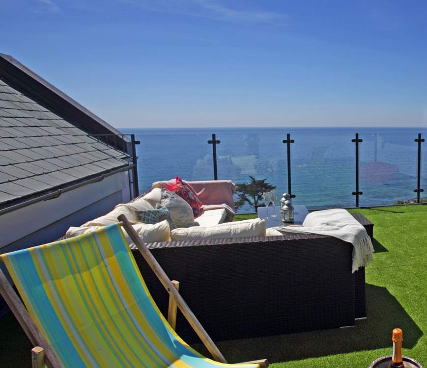 Wow, the roof terrace really does offer a commanding view.