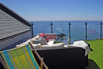 Wow, the roof terrace really does offer a commanding view.