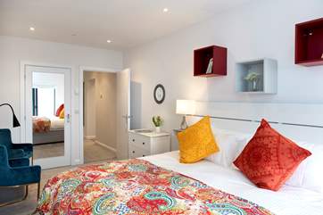 Bedroom two can be made up as a super-king or twin beds, offering great flexibility.