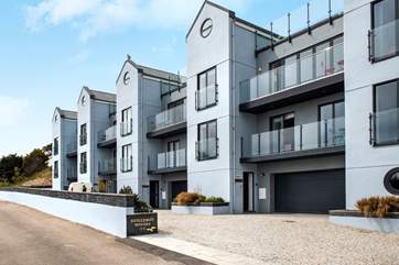 Fulmar is the last house in this terrace of exclusive beach homes