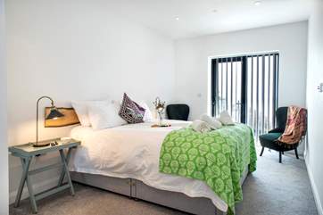 Wonderful views from bedroom one and a super comfy bed.