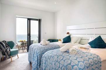 and of course it also has a balcony so you can get even closer to the view.
