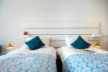 Bedroom three can also be set up as a king-size double, or twin beds.