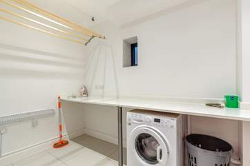 There's also a handy utility room.