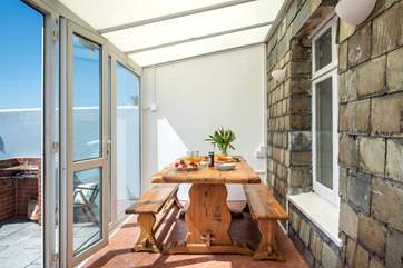 Watch the sunset as you enjoy your evening meal...