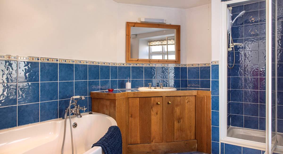 The bathroom. The WC for the property is located on the first floor.