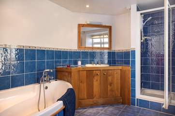 The bathroom.