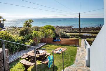 The perfect spot for a garden picnic.