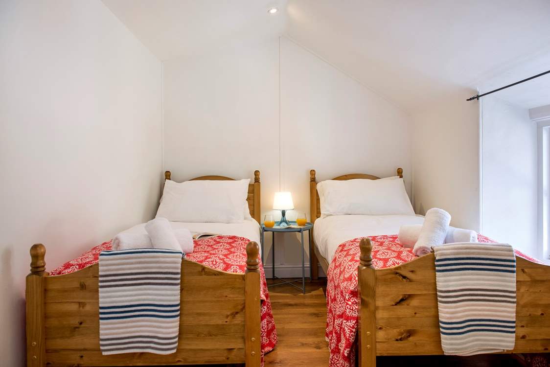 The twin bedroom.