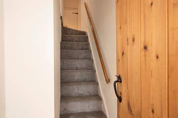 The stairs are a little steep so take care.