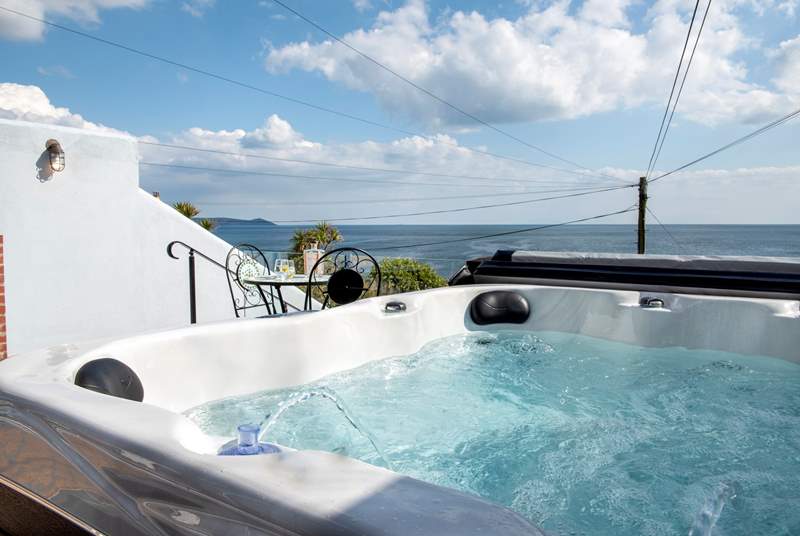 Take in the views whilst having a soak.