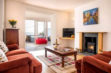 The sitting-room.