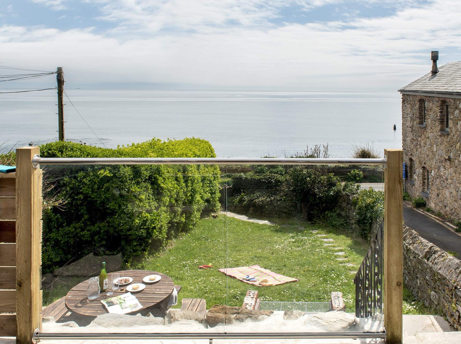 A perfect place to sit and take in the sea air.