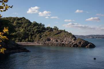 One of the stunning coves in Brixham. Soaking up the sun in this picture-perfect spot is a real treat.