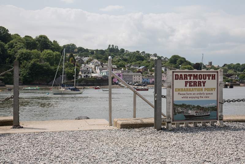 Adventures are all around. Pop across to Dittisham on the Dartmouth Ferry. The little ones will love it!