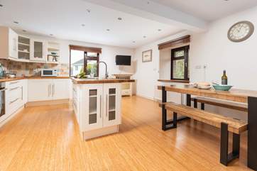 The kitchen is a wonderful place to whip up and serve a feast.
