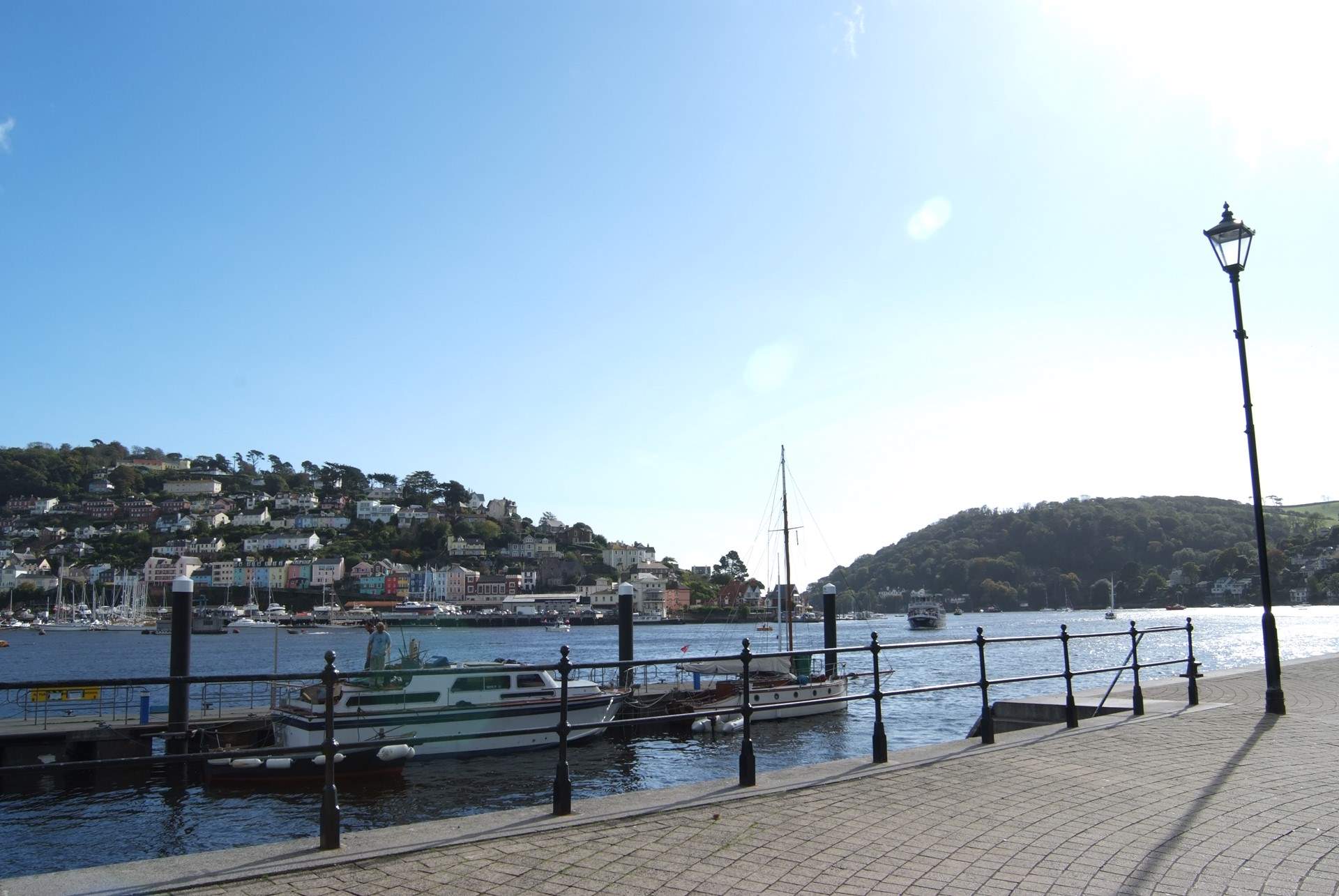 Dartmouth, home to the Royal Naval College, is steeped in history with plenty of charming shops and places to eat. 