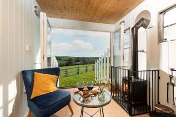 And when the sun begins to set, light the fire and hunker down with an indulgent cheese board and glass of red.