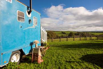 And just take a look at that view. Rolling pastures as far as the eye can see.