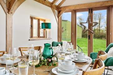 A delightful space to enjoy your meal at any time of day.