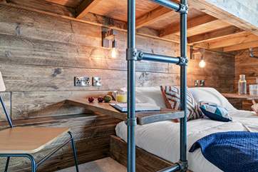 Bedroom one is perfect for a younger family with a private en suite shower-room.