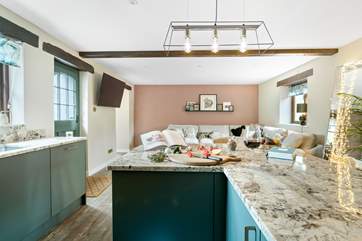 The living space is open plan making it a social area for all.