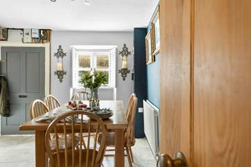Sit and enjoy some sociable dining around the table.