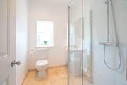 The light and bright family shower-room on the first floor.