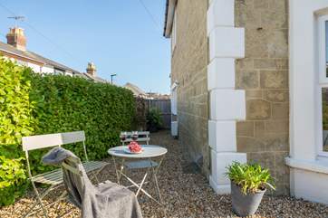 There is outside seating to the front and side of the property, perfect for morning coffee or an evening aperitif.