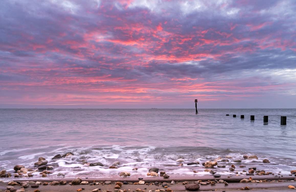 Admire some stunning sunsets from the water's edge.
