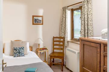 This is a very sweet single bedroom (Bedroom 4).