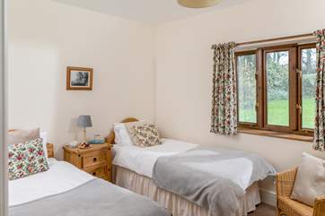 The twin bedroom is perfect for children or friends (Bedroom 2).