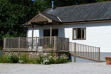Orchard Cottage has ample parking for three cars.