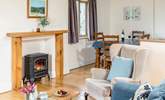 Enjoy the warmth of the electric wood-burner in the cooler months.  - Thumbnail Image