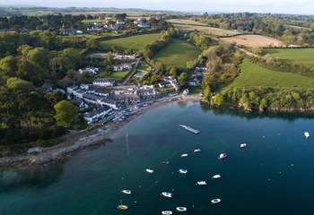 Explore the pretty banks of the Helford, perhaps hire paddleboards or a sailing dinghy. 