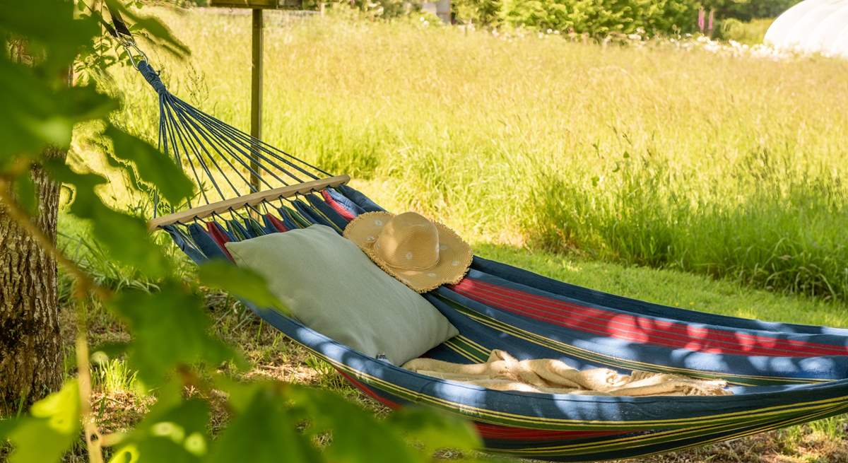 Relax in the hammock.