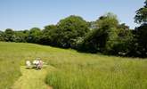 Enjoy all the space on offer winding through the paths in the meadow which is shared with Orchard Cottage.   - Thumbnail Image
