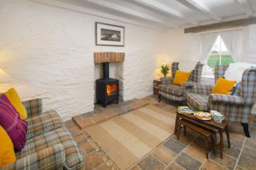 The snug has a lovely wood-burner, perfect those cooler evenings.