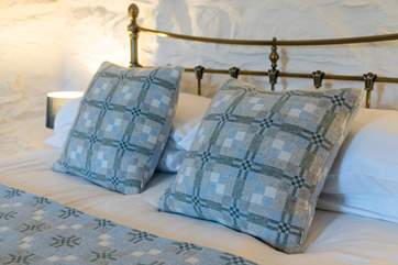 The bedrooms are tastefully decorated in keeping with the house's heritage.
