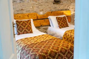 The twin room is perfect for the younger members of the party.